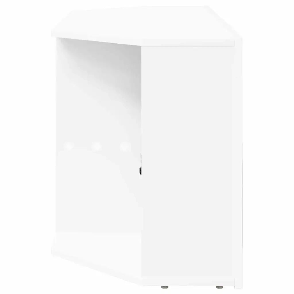 Mobile TV | Armadietto TV | Mobile Porta TV LED Angolare Bianco 100 x 40 x 50 cm