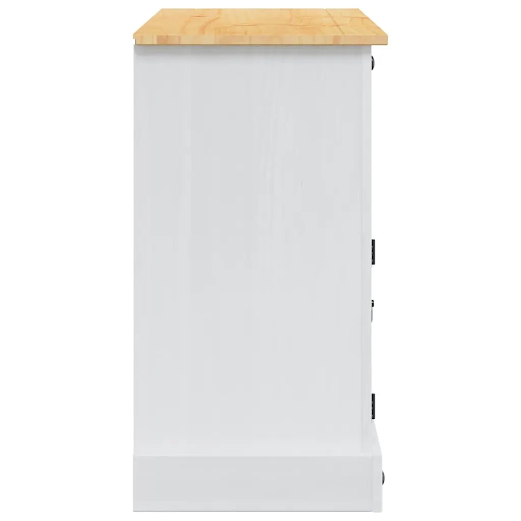 Cassapanche di stoccaggio Corona Bianco 112 x 40 x 75 cm CFW4753204