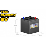 Batteria 6V 84AH mm.158x165x188/h 220H 480A-EN B352C