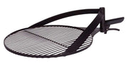Barbecue Griglia in Acciaio Naturale 60 cm con Manico per Braciere “BANDITO”