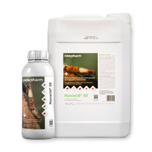Nuvacid 50 Insetticida Concentrato per Ambienti Interni ed Esterni | Newpharm, Versione da 1L