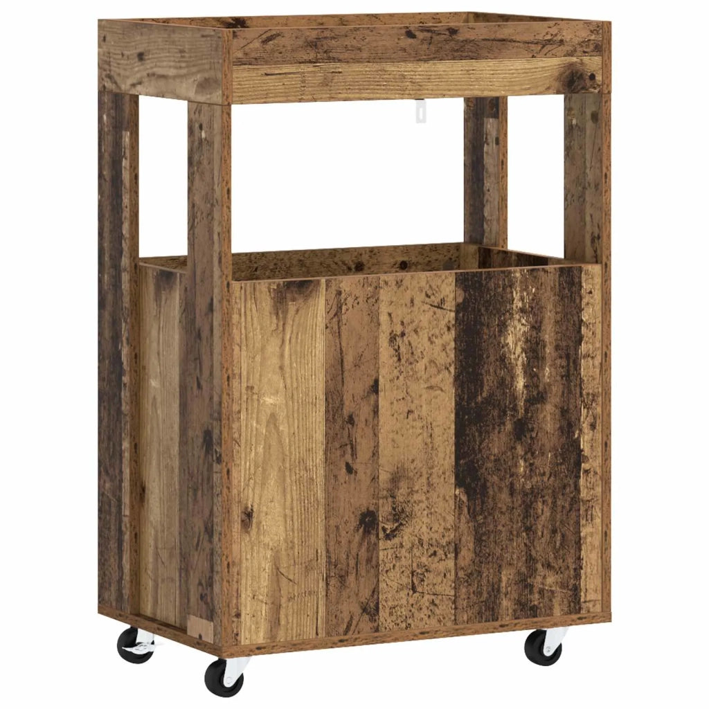 Carrello da Bar Legno di quercia 60 x 39.5 x 89 cm 8015684