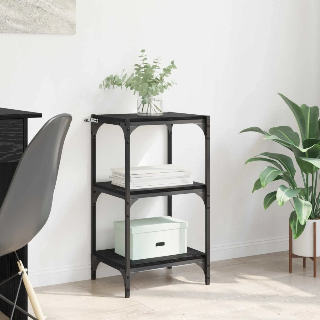 Armadio per Libri Rovere nero 40 x 33 x 70,5 cm 881104