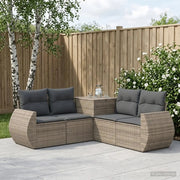 Set di divani 5 pz Grigio e Grigio Scuro 3447898