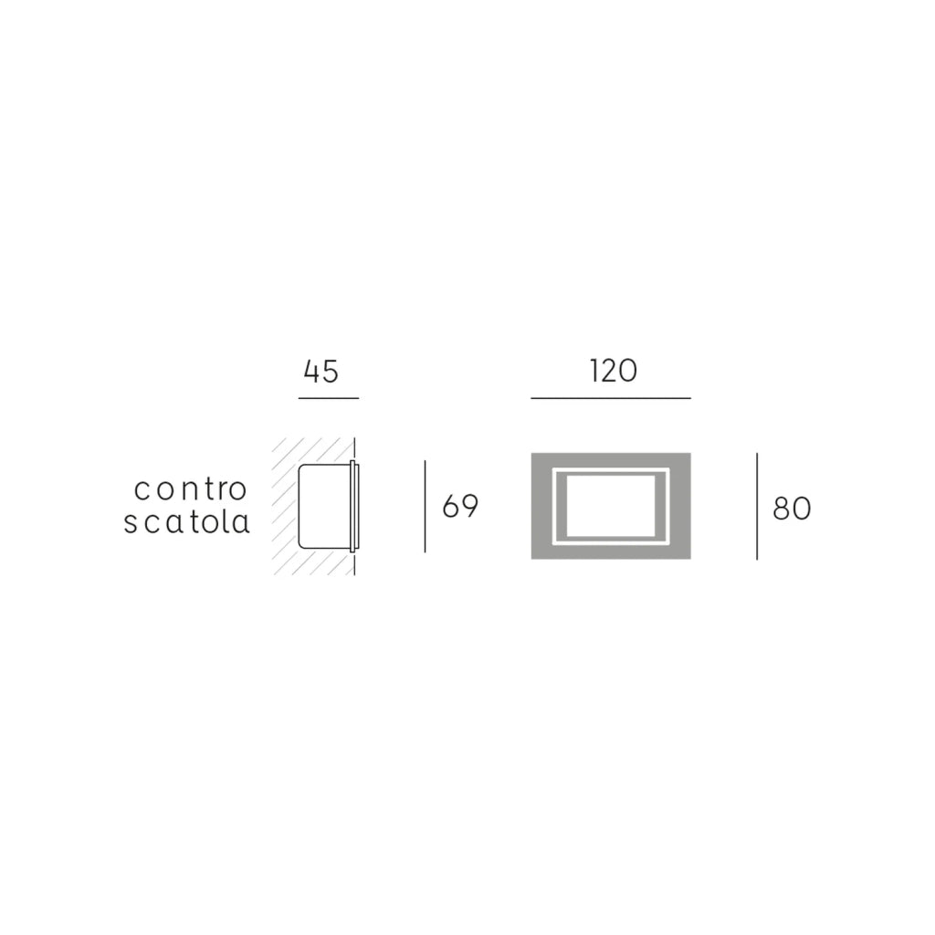 Segnapasso In Alluminio Grigio Led 3 W 300 Lm 3000K Spina