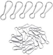 Lanyard a Croce 30mm - Musketonhaak - Karabijnhaak - Acciaio Inossidabile - 50 Pezzi - Materiale di Alta Qualità