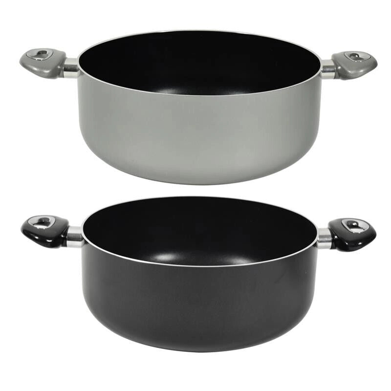 CASSERUOLA CHEF INDUCTION  CON 2 MANICI 30 CM COLORI ASSORTITI