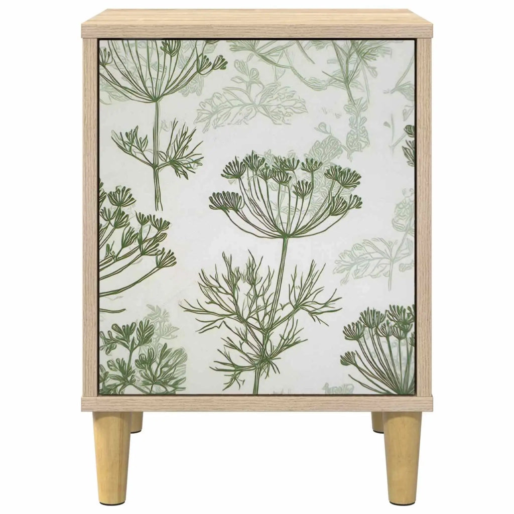 Armadio da Notte GOTHA 2 pz Rovere Sonoma 36 x 33 x 50 cm 8007228