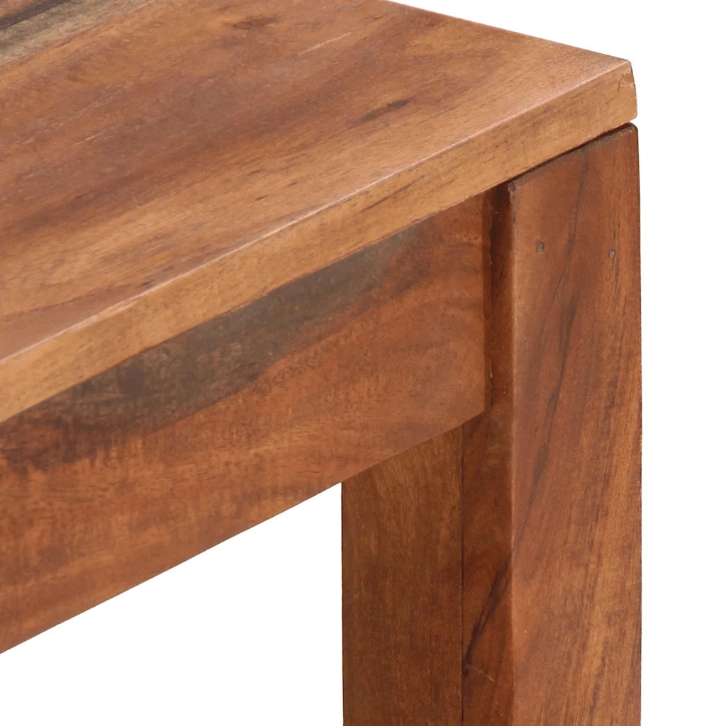 Panca-Sgabello 160 cm in Legno Massello di Acacia