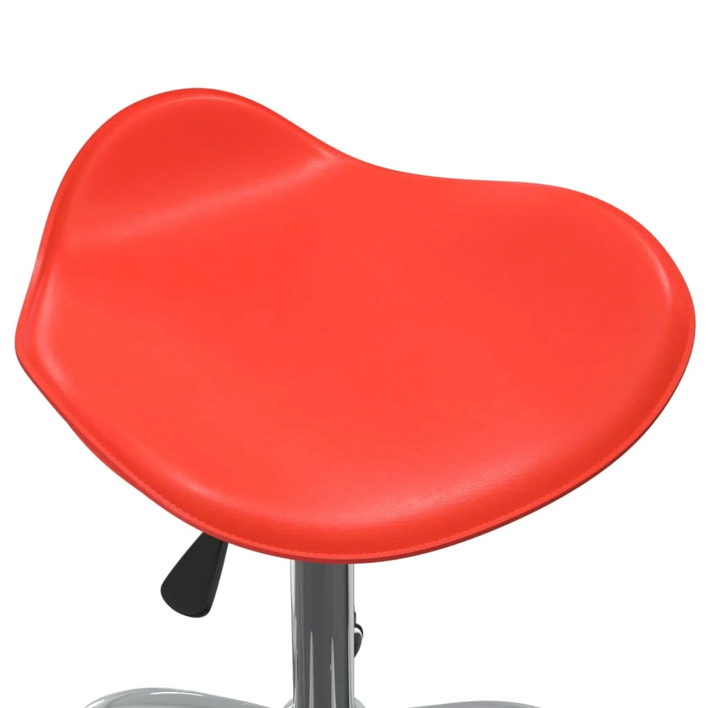 Sedia da ufficio/sedia da studio/poltrona/sedia per computer in similpelle rossa 02_0024062