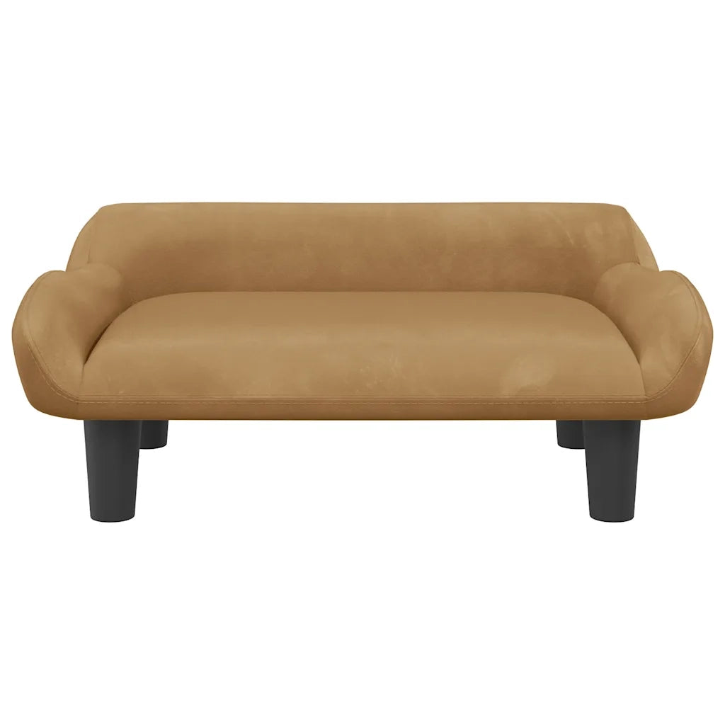 Lettino per Cani Marrone 70x40x24 cm in Vellutocod mxl 119175