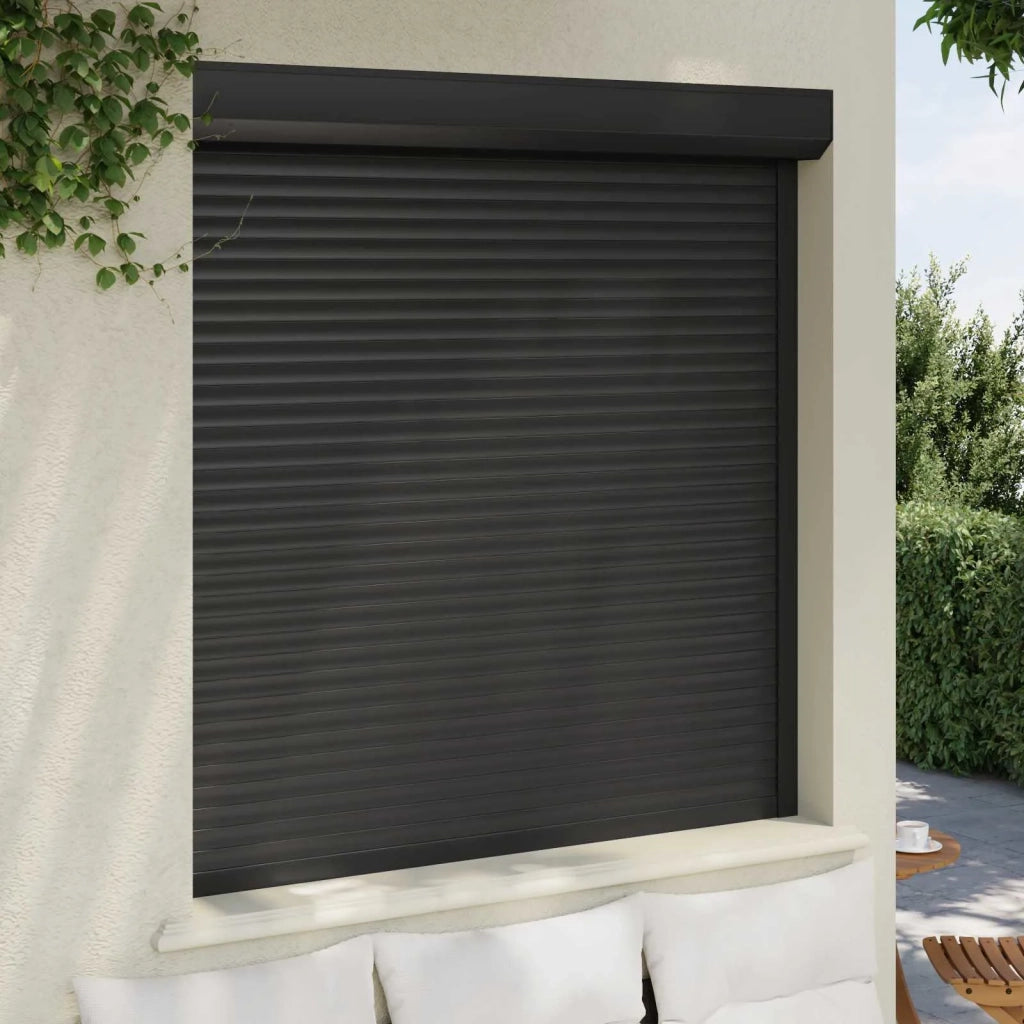 Persiana a rullo Antracite 140 x 150 cm Alluminio e poliuretano 42047073
