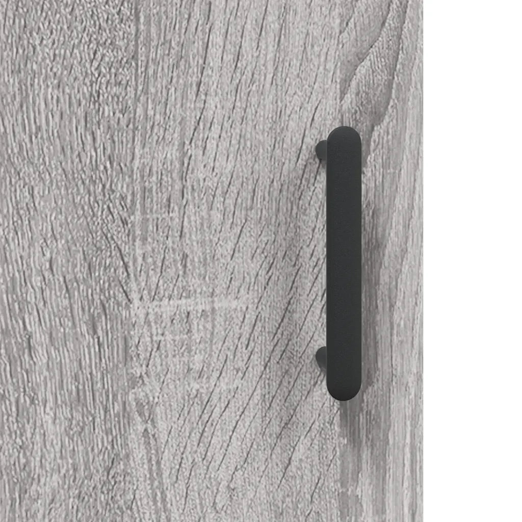 Credenza Grigio Sonoma 69,5x34x180 cm in Legno Multistrato 3195689