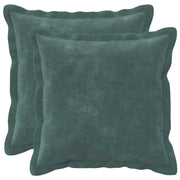 Federa 2 pcs HOUTEN Blu mare 35 x 35 cm Fleece in microfibra 916501