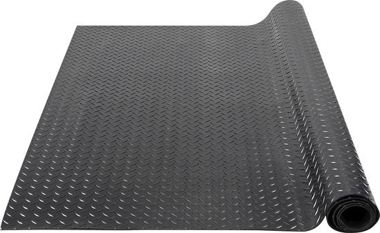 Pavimento in gomma SBR 3 mm x 12 m x 18 m - mat per garage - facile da pulire - piastra per sottostare auto - palestra - industria del garage
