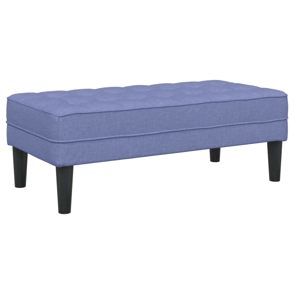 Set di divani con cuscino 2 pcs Blu jeans Poliestere 3329262