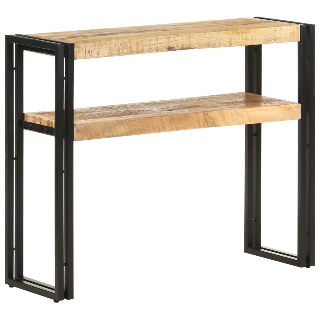 Tavolo Consolle 90x30x75 cm in Legno di Mango Grezzo cod mxl 54918