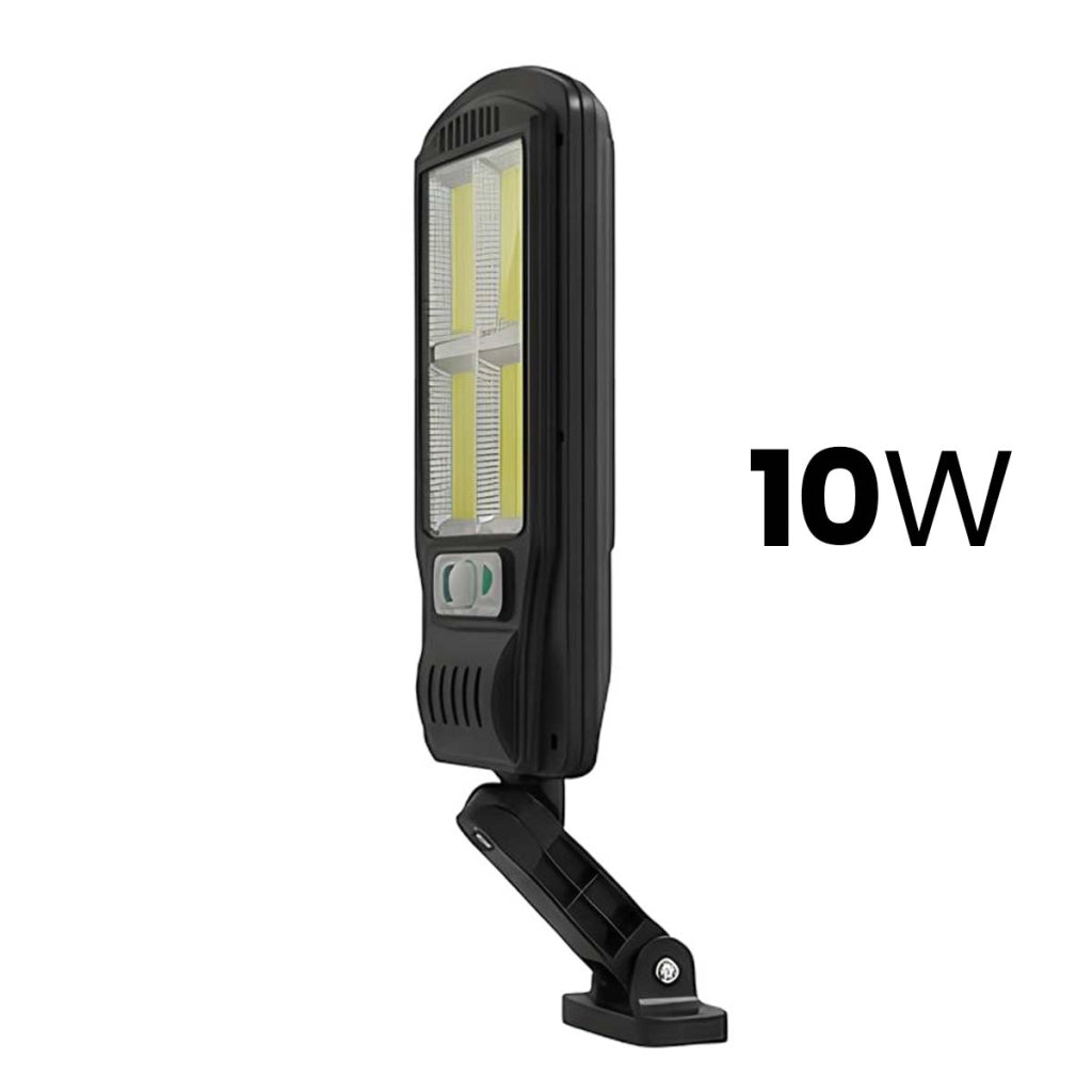 Lampada da Esterno LED 10W Solare con Sensore di Movimento Impermeabile IPX4 Nero Avizar