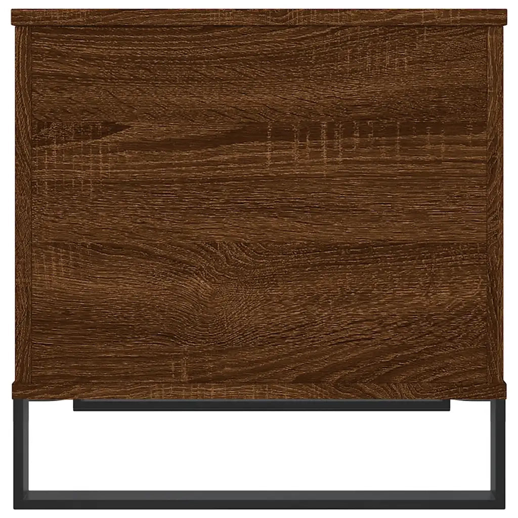 Tavolino salotto | Tavolino da caff¨¨ | Tavolino da Soggiorno Rovere Marrone 60x44,5x45 cm Legno Multistrato