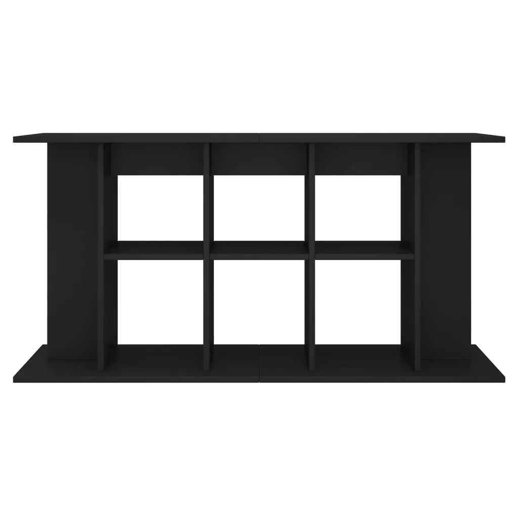 Supporto per Acquario 120x40x60 cm in Legno Multistrato Nero