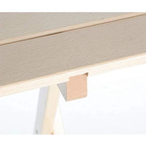VIGOR-BLINKY IT223-18 Prince Tavolo Pieghevole da Esterno Legno di Faggio FSC 60x80x72 cm colore Naturale
