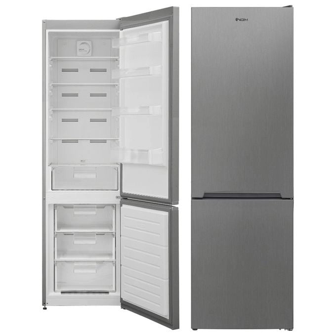 NGM frigorifero combinato 327 201 cm classe no frost var. Colore Acciaio Inox