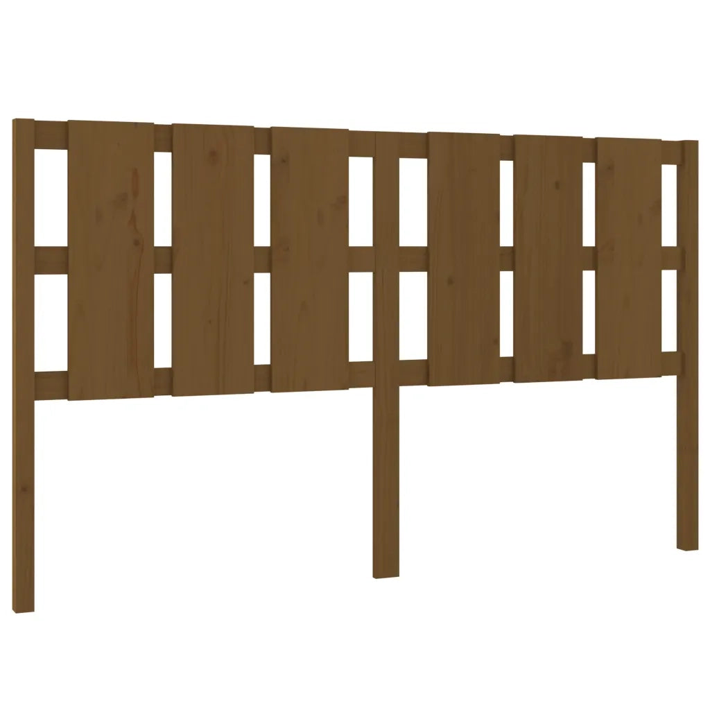 Testiera per Letto ambra 185,5x4x100 cm Legno Massello di Pino 818008