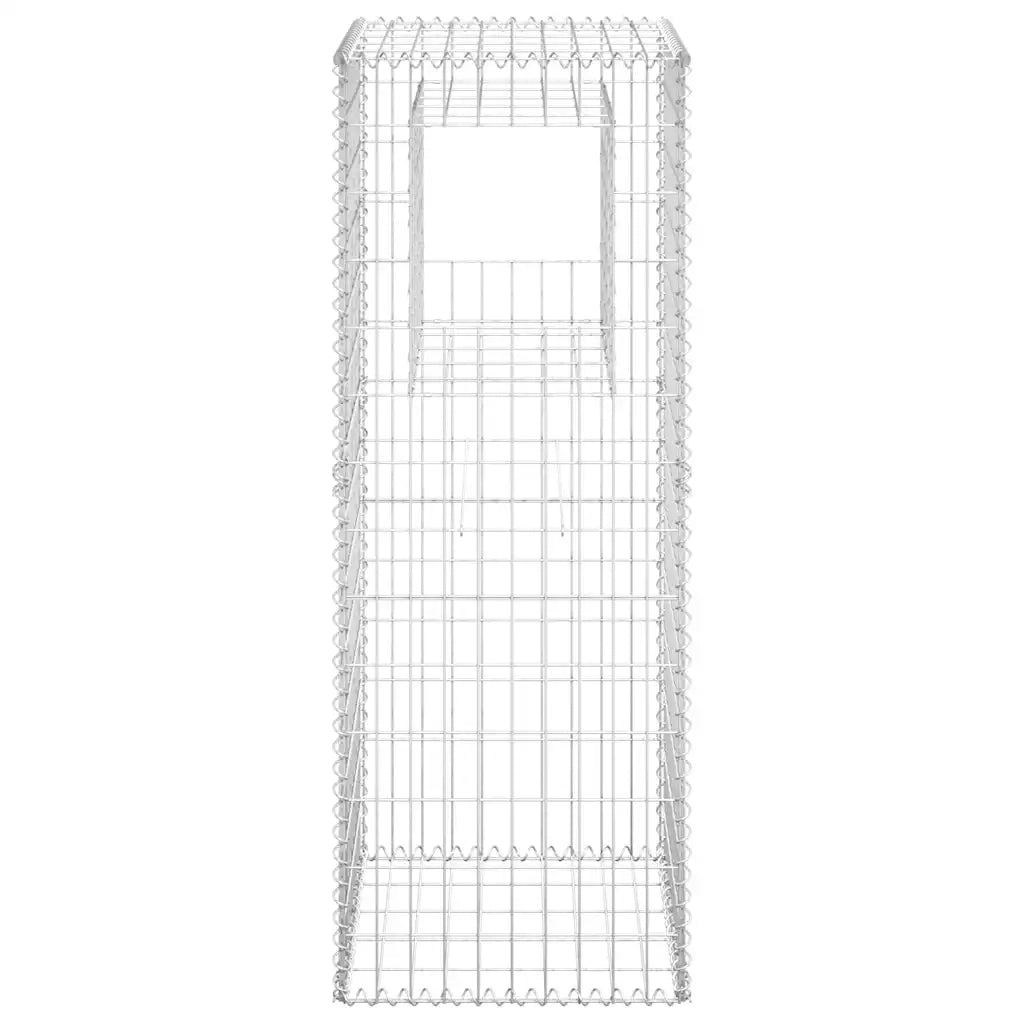 Cesto a Gabbione a Torre 50x50x140 cm in Ferro cod mxl 77096