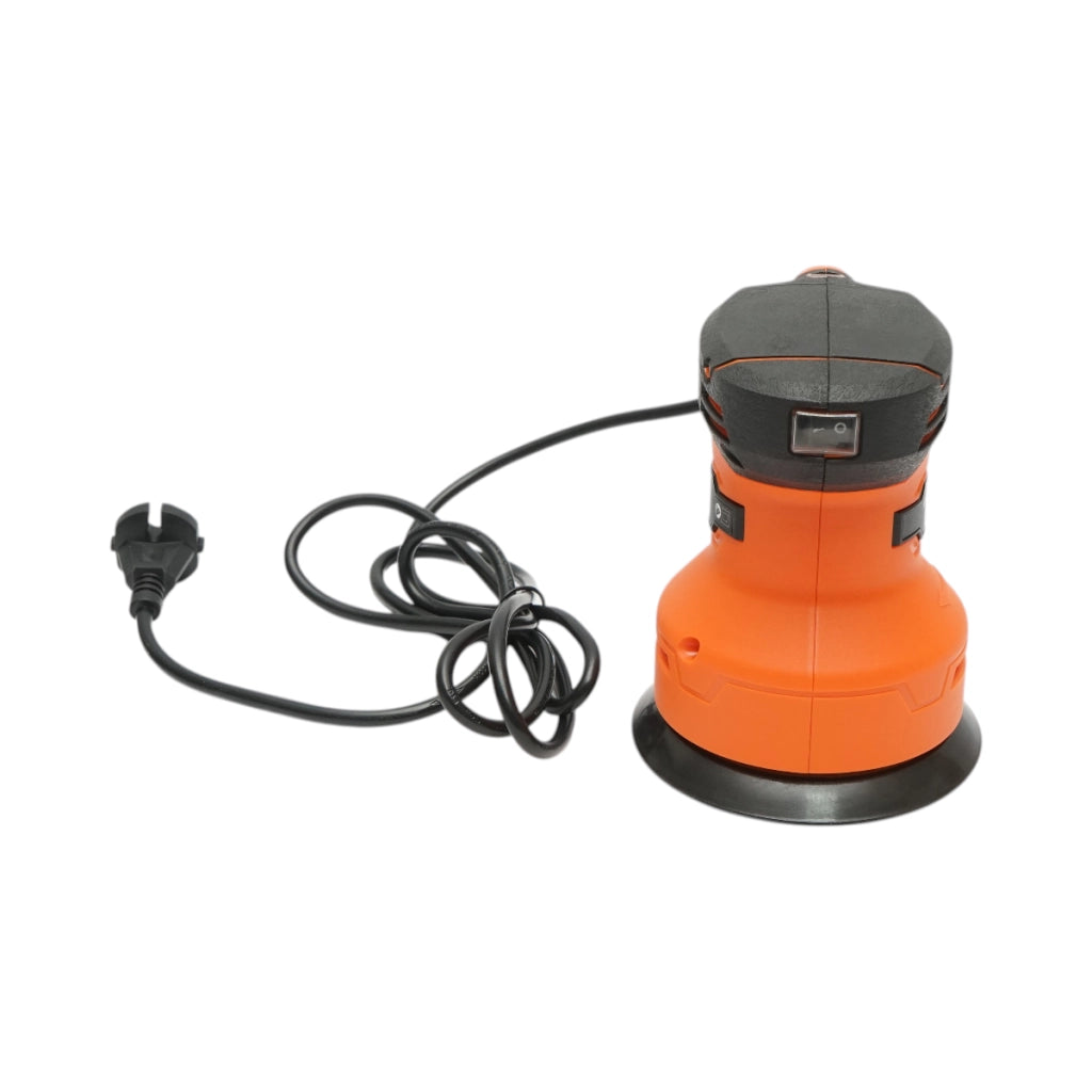 Levigatrice orbitale eccentrica da 125 mm, 350 W, 220 V con sistema di aspirazione, velocità 12000 giri/min Breckner Germany