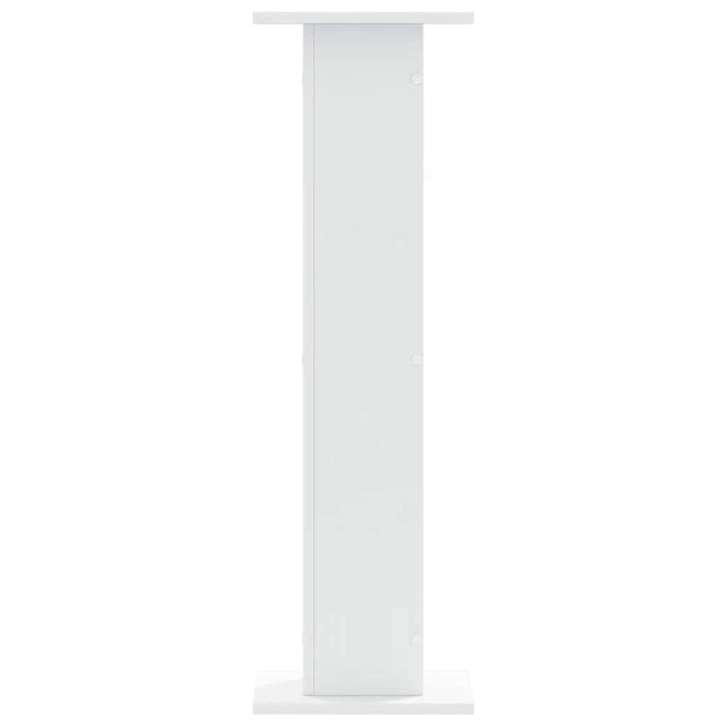 Portavasi mobili per fiori set da 2 30 x 30 x 95 cm legno ingegnerizzato bianco 02_0045283
