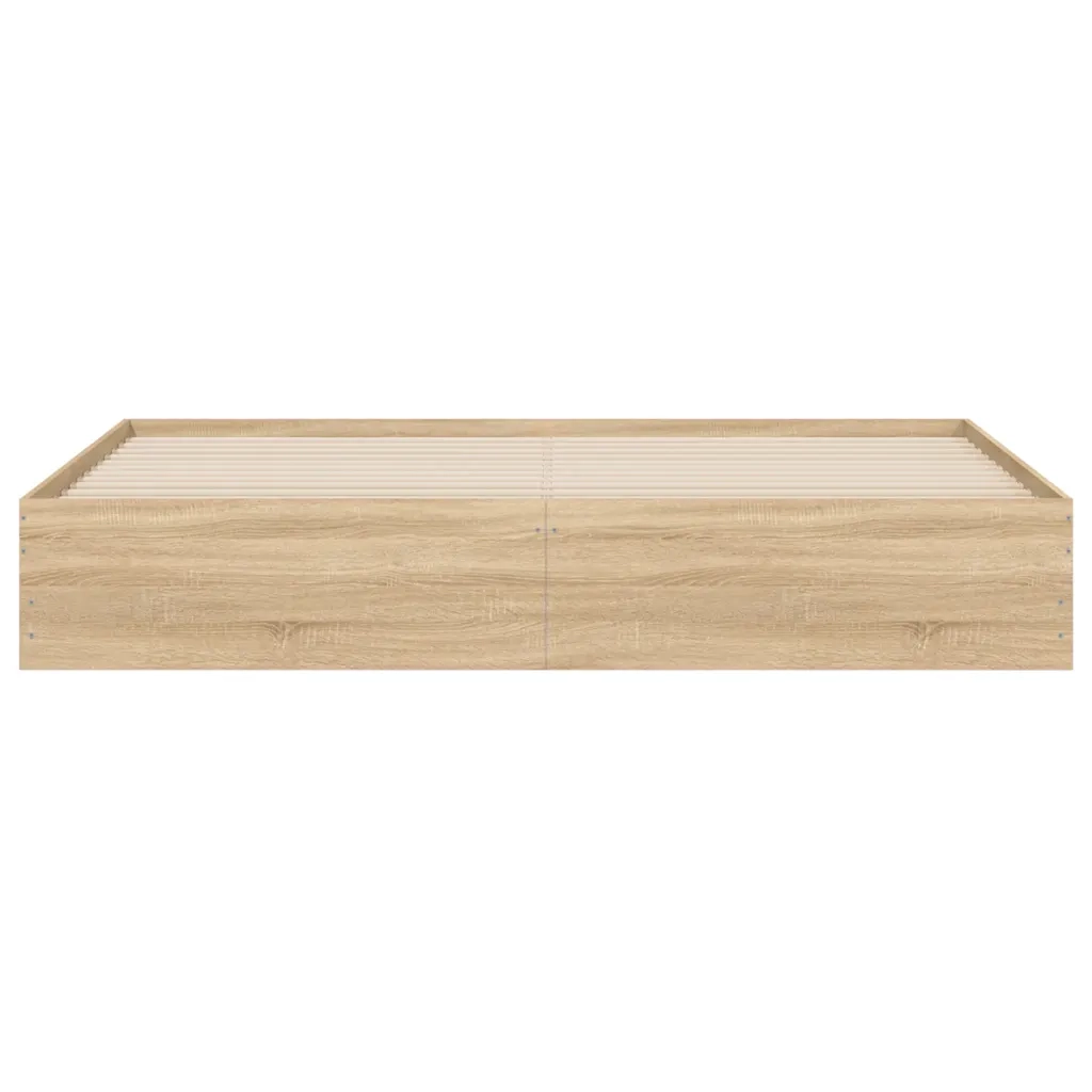 Giroletto Cassetti Rovere Sonoma 160x200 cm Legno Multistrato 3207261