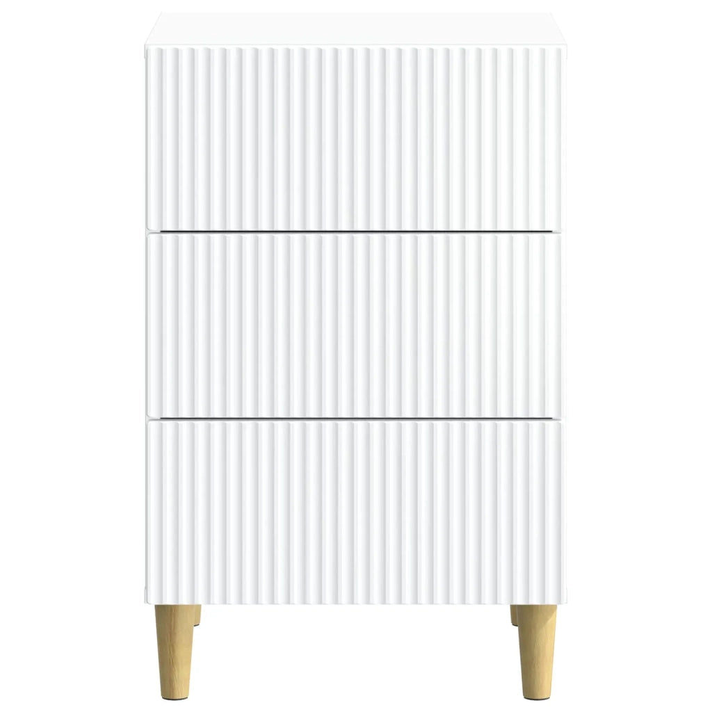 Armadio da Notte Bianco 43 x 41 x 66,5 cm Legno ingegnerizzato 894555