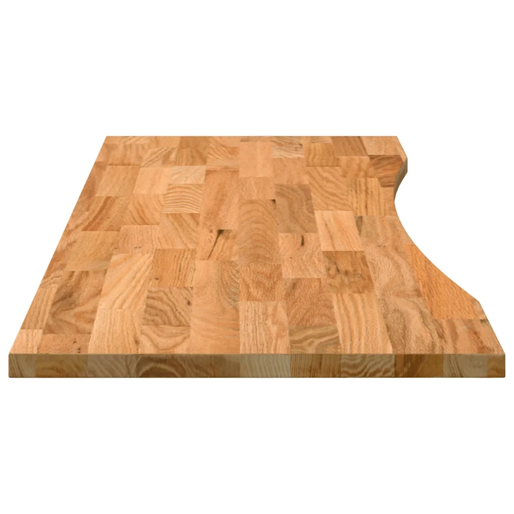 Piano Scrivania Marrone Chiaro 140x60x2,5 cm in Rovere Massello 4009025