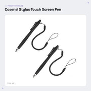 Penna Stylus Alta Risoluzione - Penna per Touchscreen - Sensibile al Tocco - Adatta per Telefono/Tavola - Scrittura/Disegno - Uso Liscio - Penna Digitale