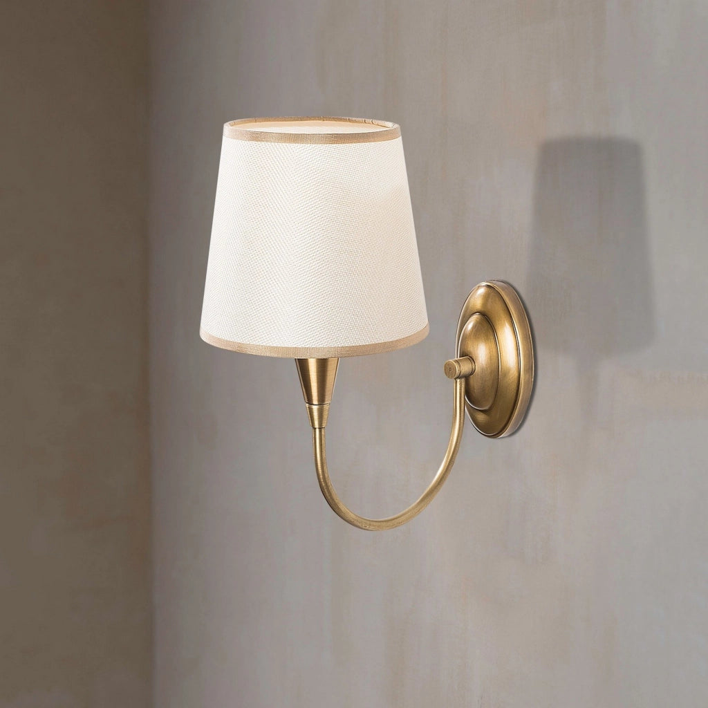 Lucoli, Lampada da Parete Attacco e 27 max 40 w, Bianco