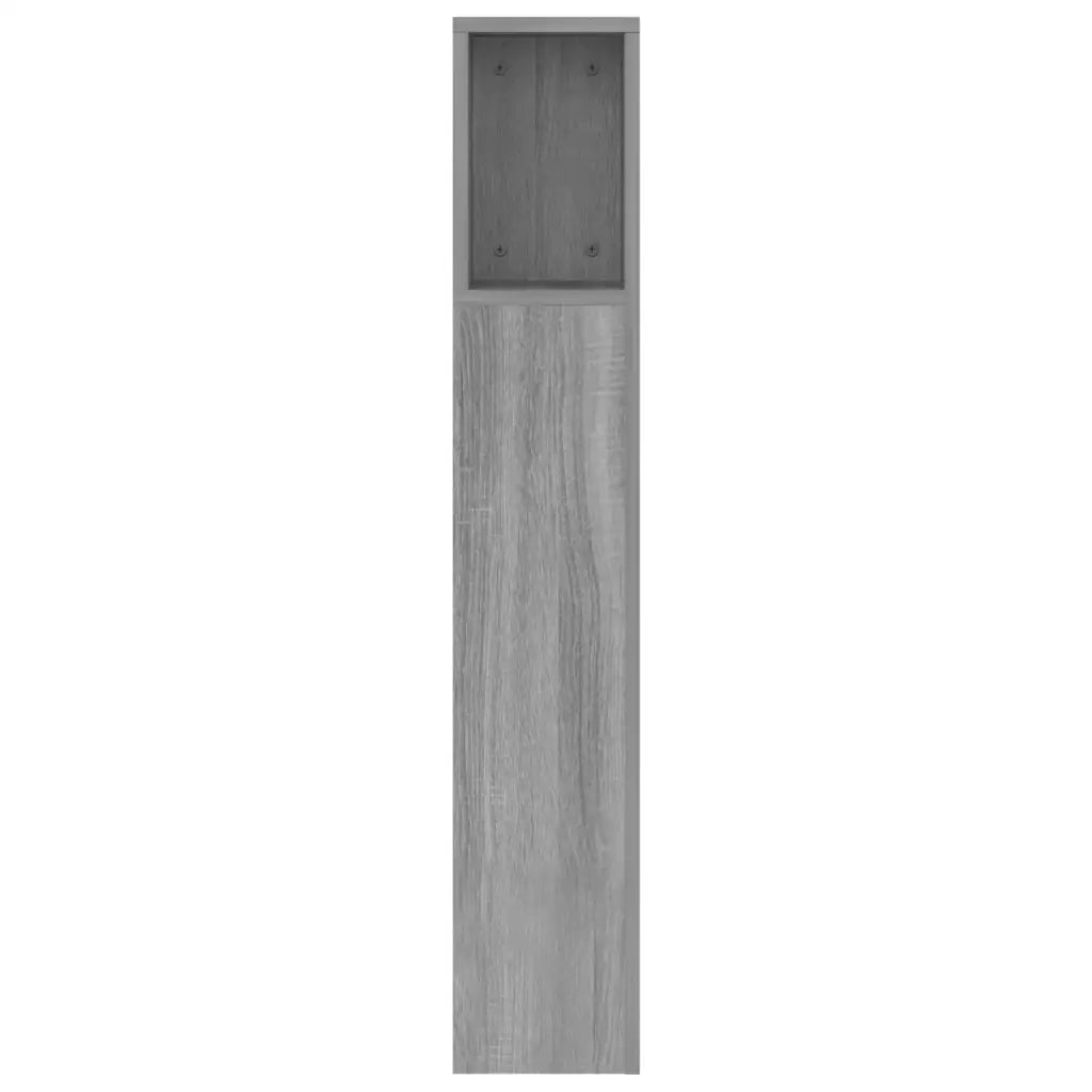 Testiera con Scomparti Grigio Sonoma 160x18,5x104,5 cm 817274