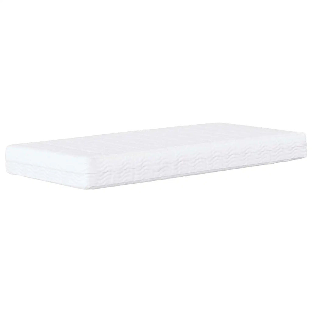 Materasso in schiuma H2 e H3 75 x 190 cm Bianco 42029432