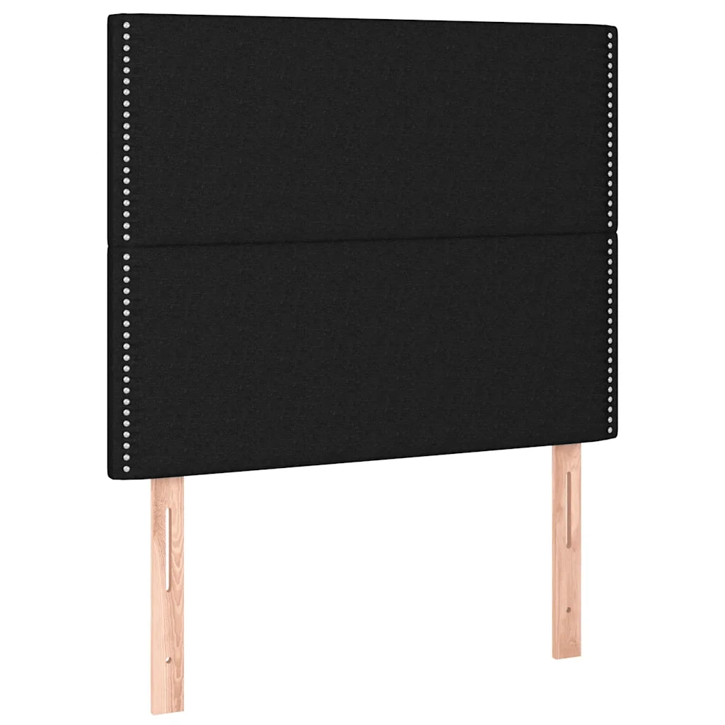 Giroletto senza Materasso-Struttura Letto Nero 120x200 cm Tessuto 836677