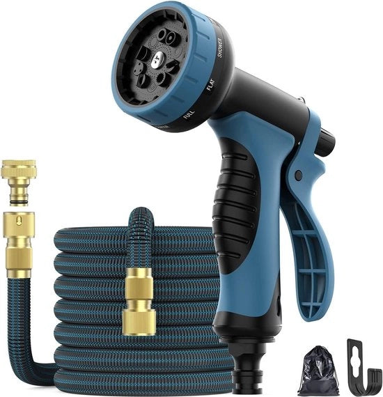 Serpente per giardino - Serpente per giardino da 30 metri - Serpenti per giardino - Serpente per giardino flessibile - Da non perdere per il vostro giardino!