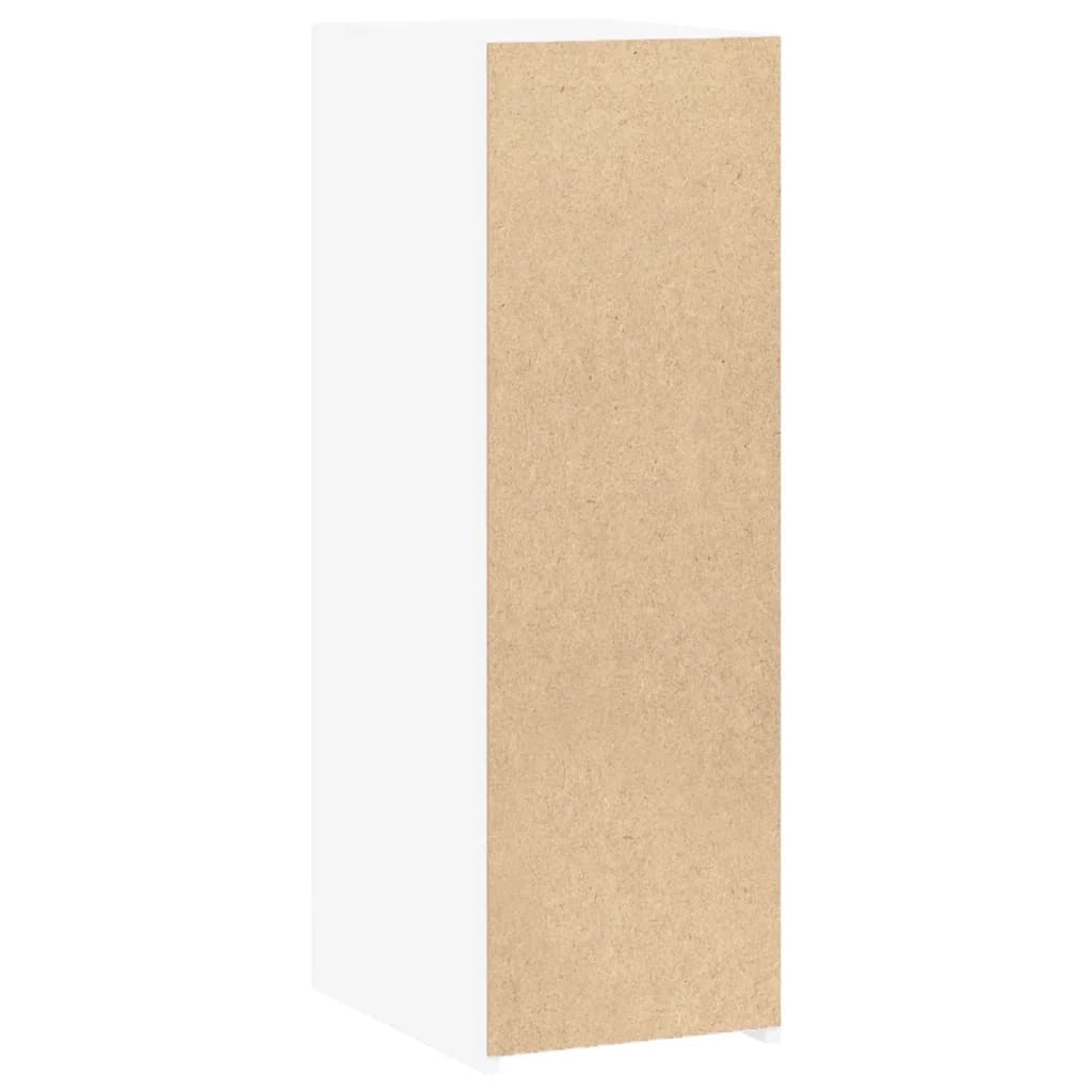Credenza cassettiera cassettiera mobile contenitore organizer cucina soggiorno soggiorno 30 x 41 x 93 cm derivati ​​del legno bianco 02_0030224