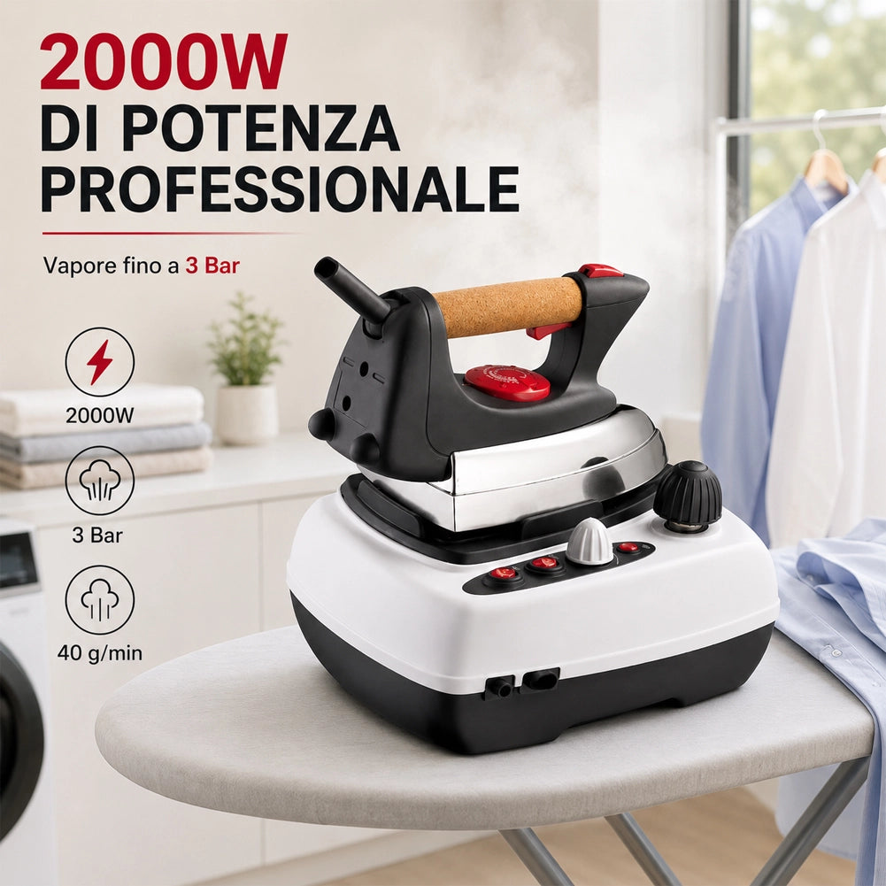 Ferro da Stiro a Caldaia DB8650 Potenza 2000W Funzione Regolazione Temperatura
