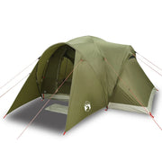Tenda Familiare a Cupola 6 Persone Verde Oliva Impermeabile
