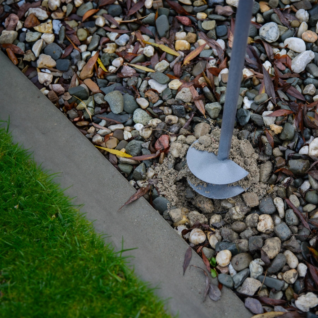 Trivella manuale KADAX per terreno, trapano per terreno da 17 cm (170 mm), foro robusto