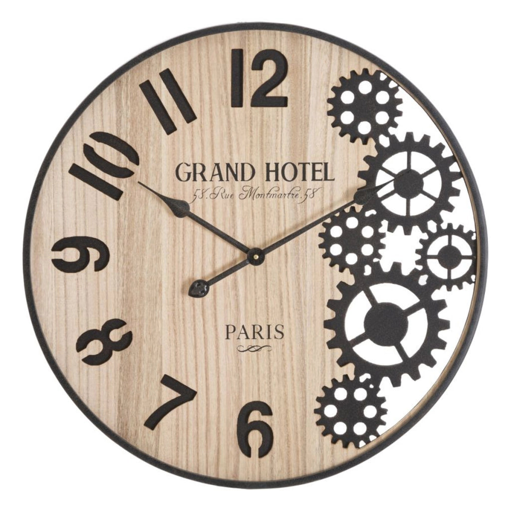 Orologio da Parete VKH255, Marrone, Metallo, 60x4,5x60 cm