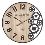 Orologio da Parete VKH255, Marrone, Metallo, 60x4,5x60 cm