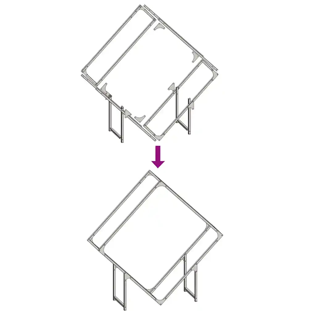 Rastrelliera per Legna da Ardere Antracite 100x25x100 cm CFW1750362