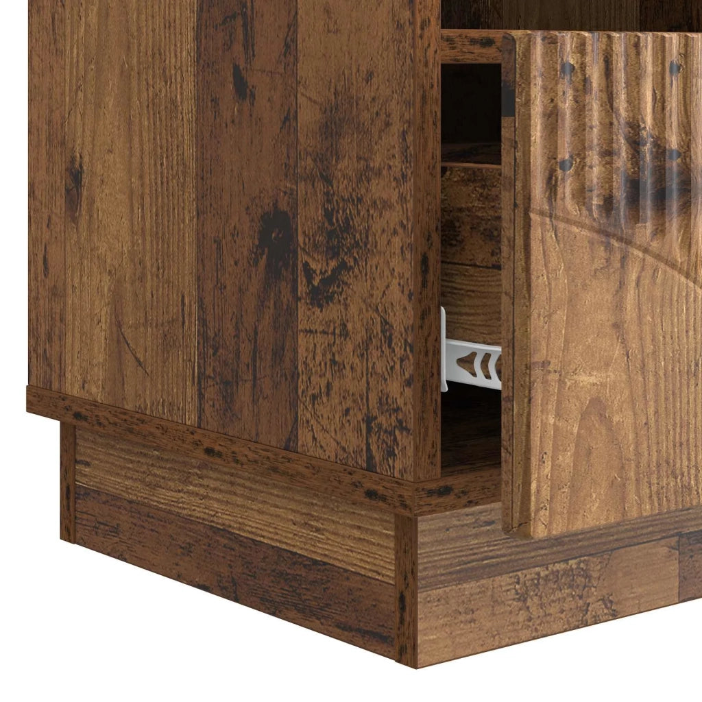 Mobile TV Legno antico 102 x 34,5 x 47 cm Legno ingegnerizzato 895373