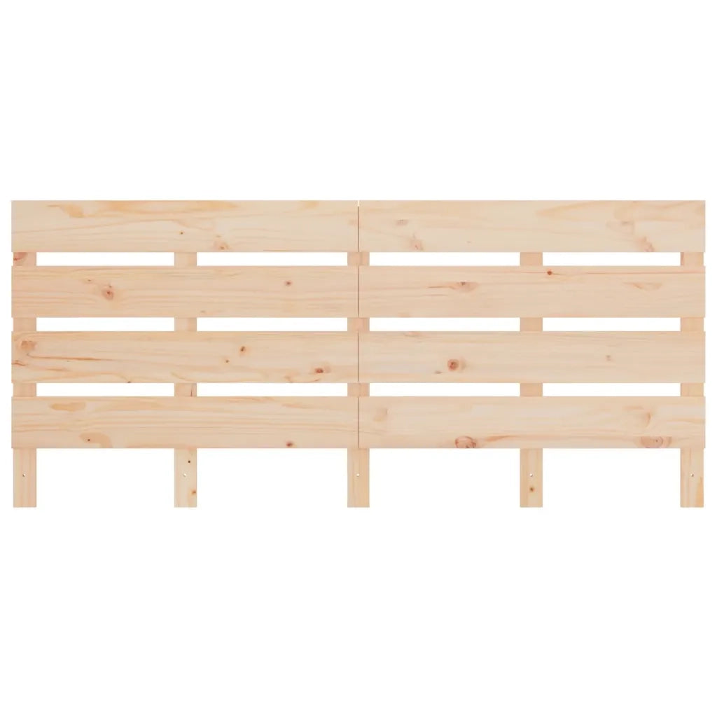 Testiera per Letto 150x3x80 cm in Legno Massello di Pino