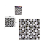 Trade Shop - 3d Piastrella Mattonella Adesivo Da Parete Muro Pannello 30x30cm 64390 -