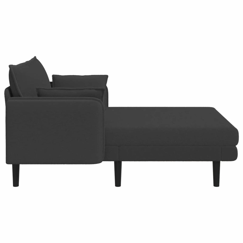 Chaise longue oversize Grigio Scuro Bouclé 42048070